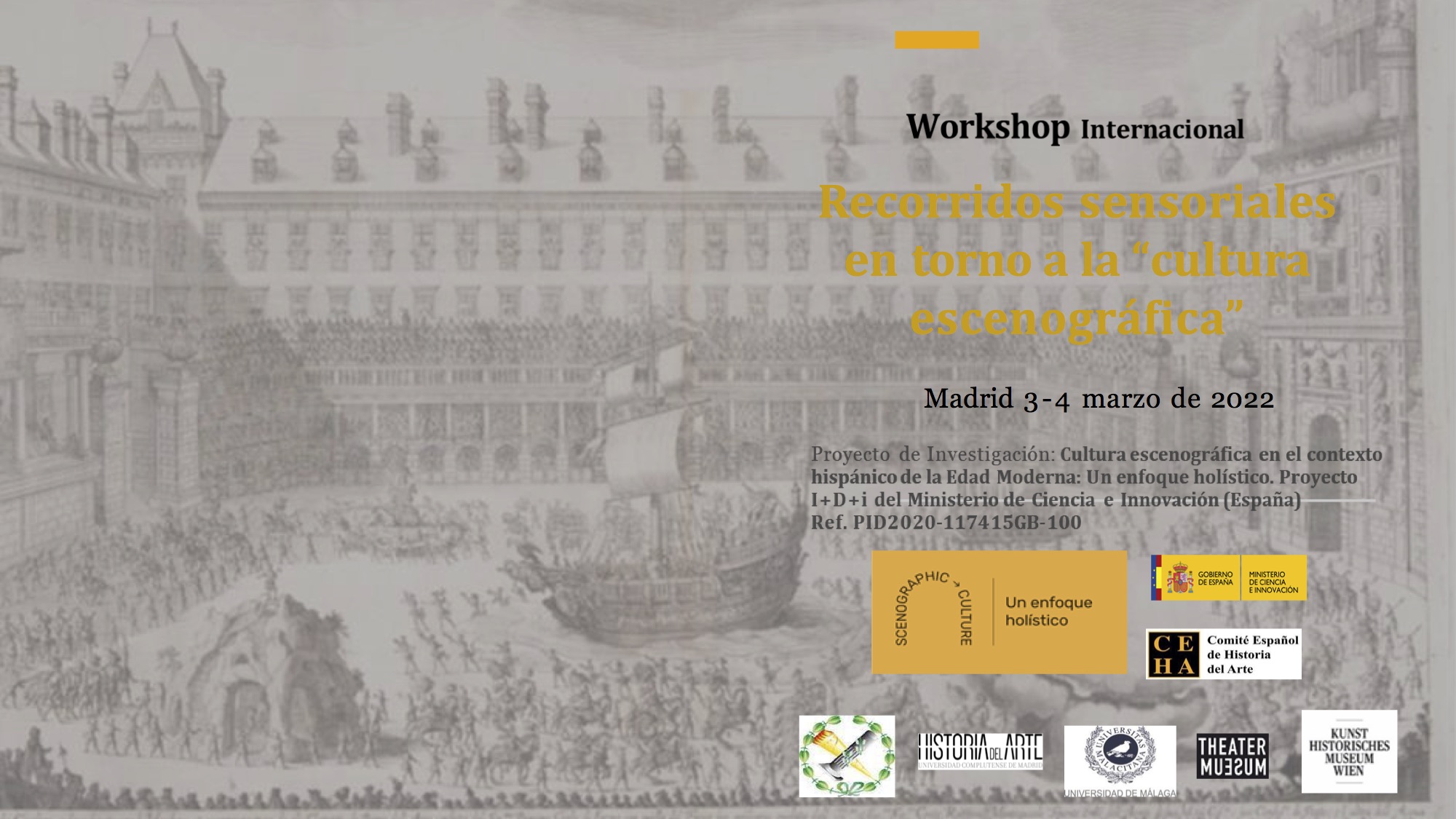 Recorridos sensoriales en torno a la “cultura escenográfica”
